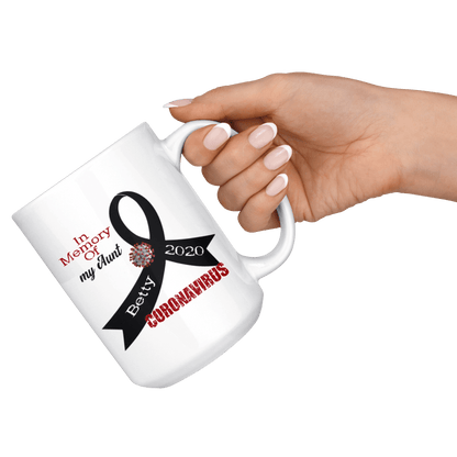 Personalized "In Memory Of" Coronavirus Mug - BluSparkle