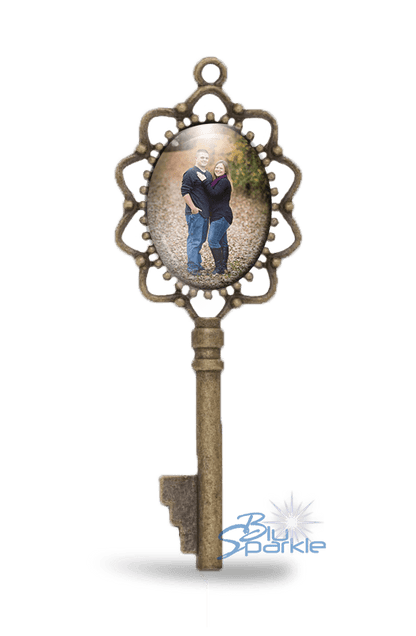 Personalized Photo Key Pendants - BluSparkle