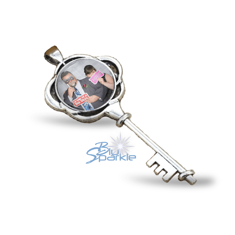 Personalized Photo Key Pendants - BluSparkle