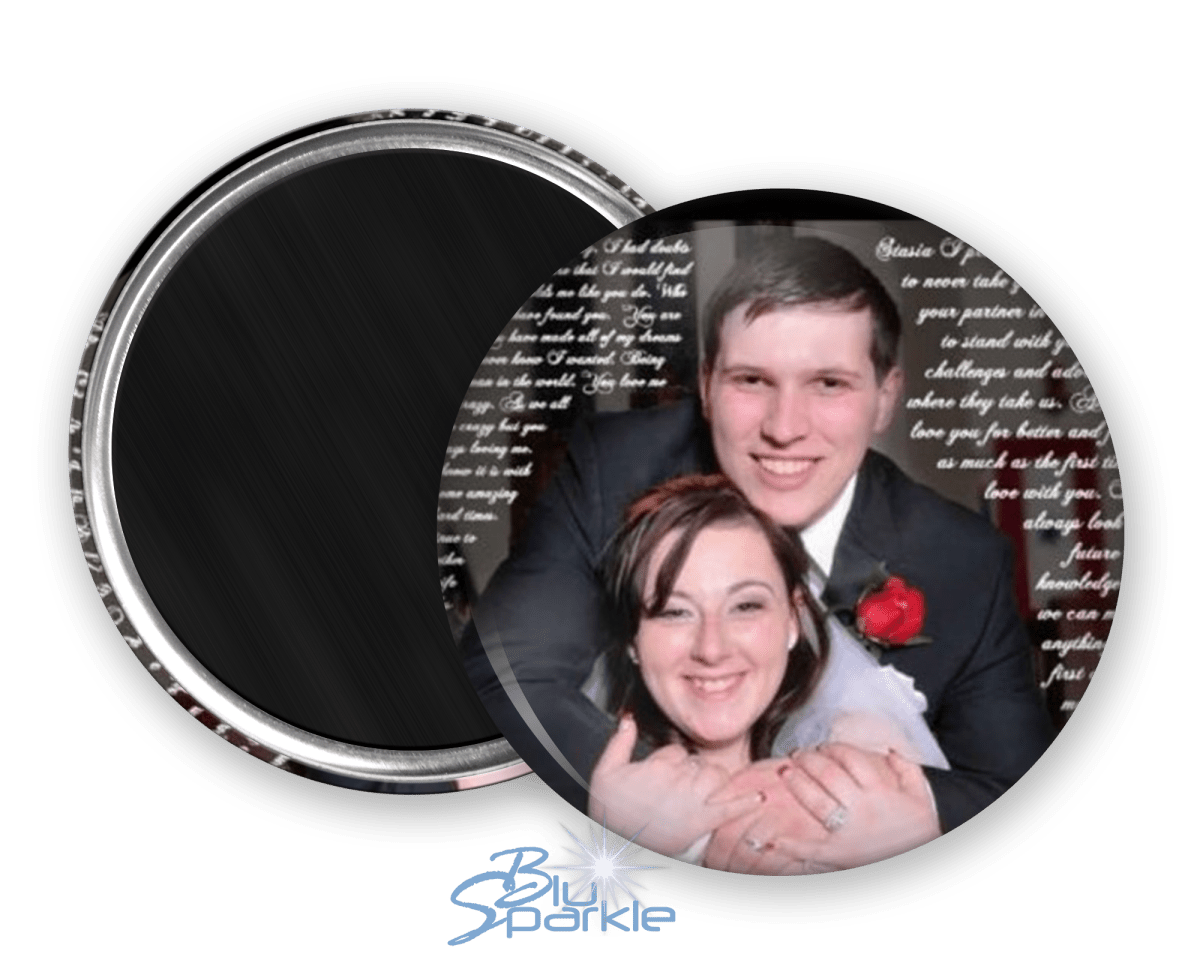 Personalized Photo Magnets - BluSparkle