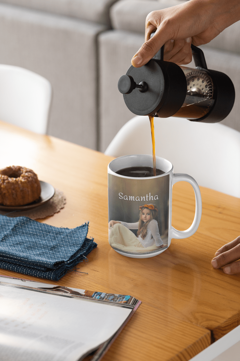 Personalized Photo Mug - BluSparkle