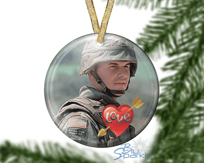 Personalized Photo Ornaments - BluSparkle