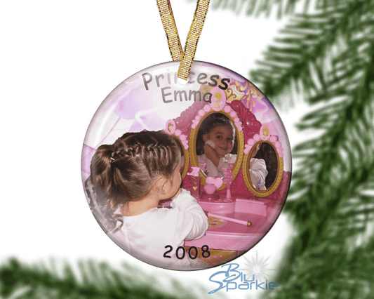 Personalized Photo Ornaments - BluSparkle