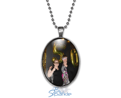 Personalized Photo Oval Pendants - BluSparkle