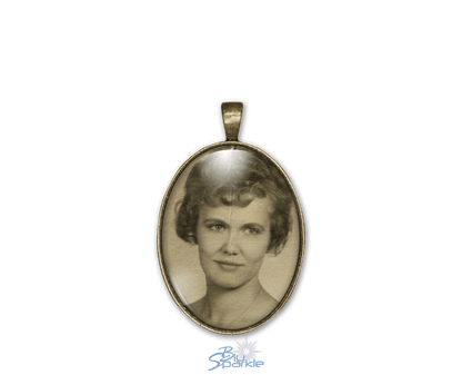 Personalized Photo Oval Pendants - BluSparkle