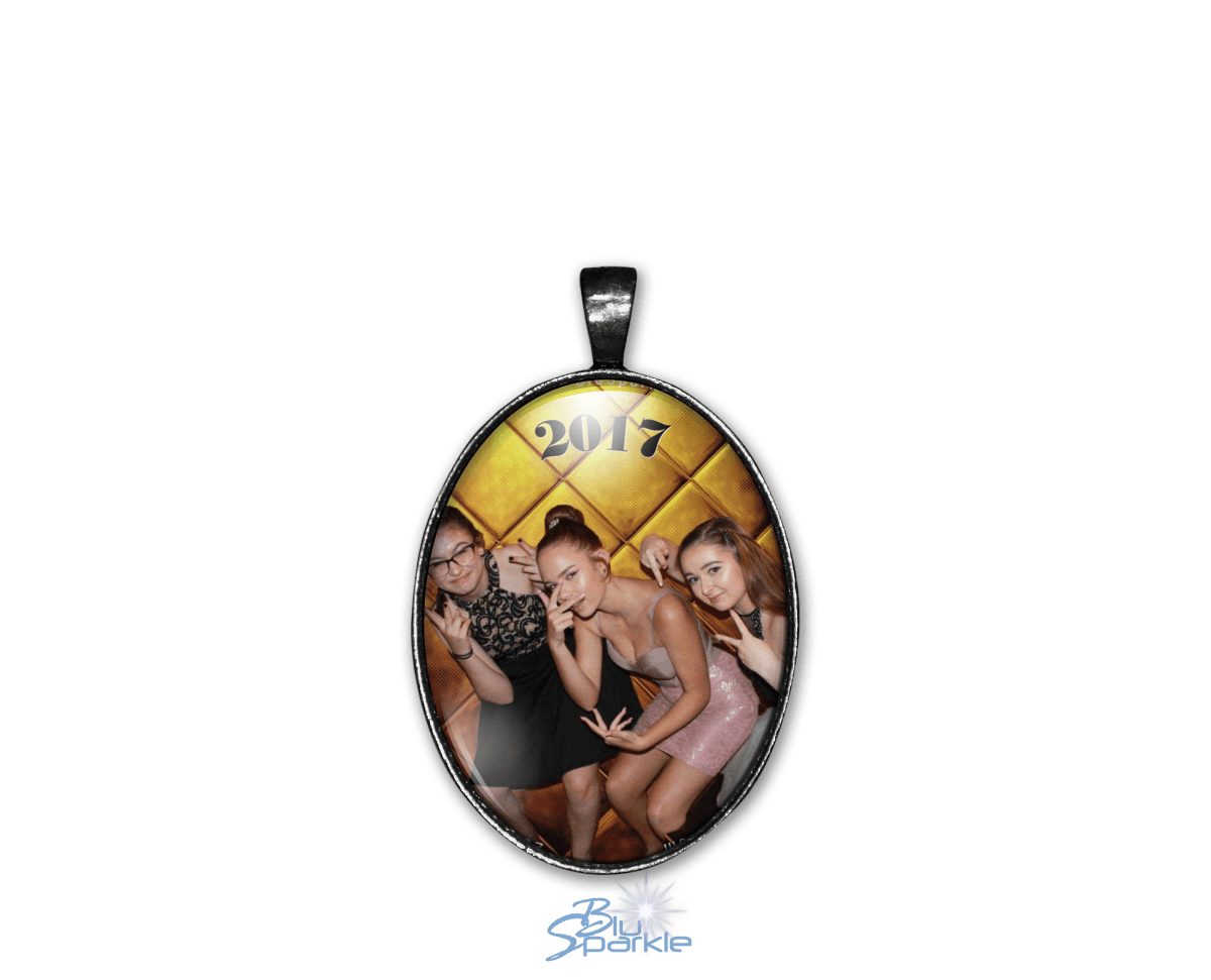 Personalized Photo Oval Pendants - BluSparkle