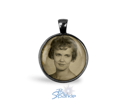 Personalized Photo Round Pendants - BluSparkle
