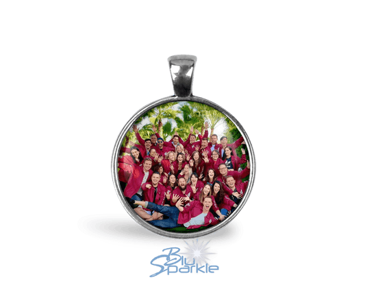 Personalized Photo Round Pendants - BluSparkle