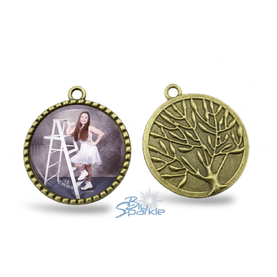 Personalized Photo Round Pendants - BluSparkle