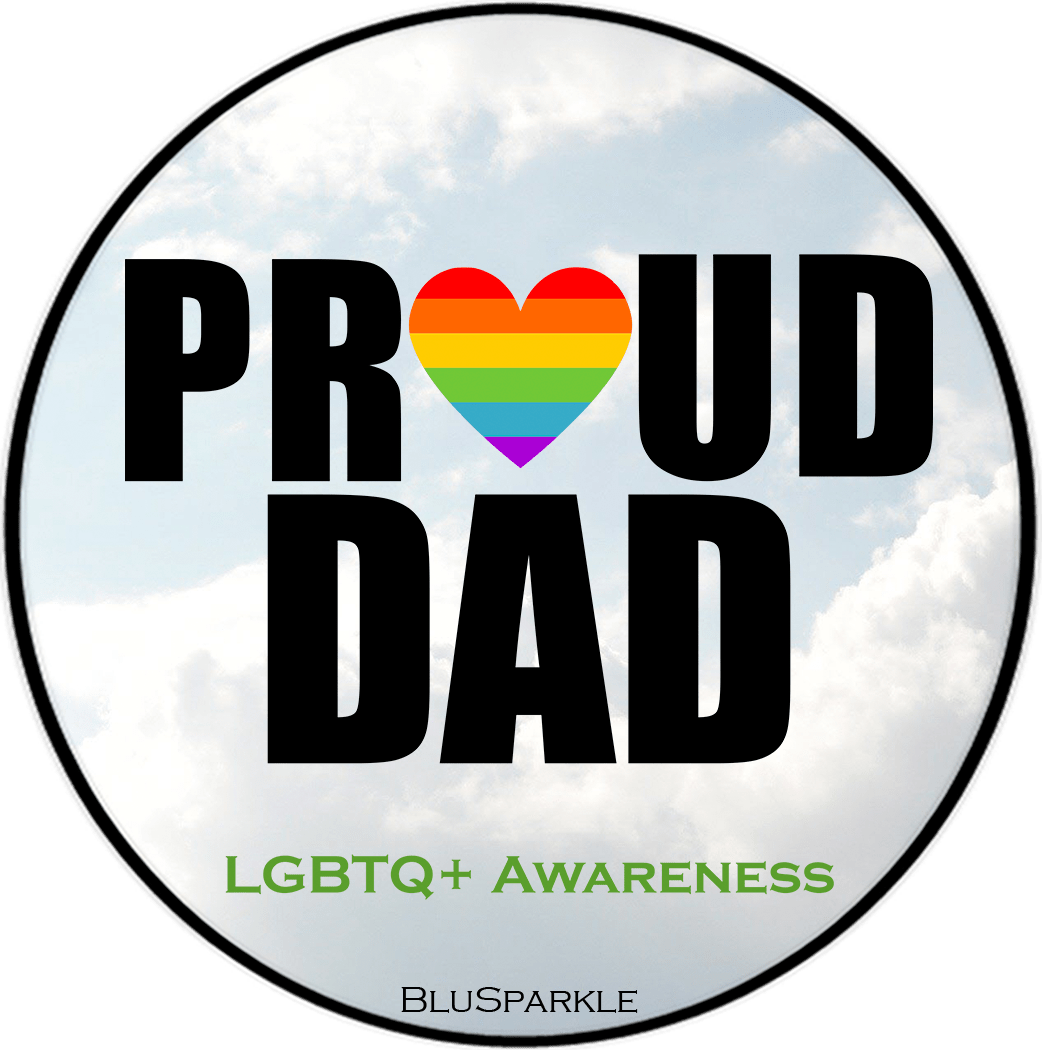 Proud Dad Awareness Sticker - BluSparkle