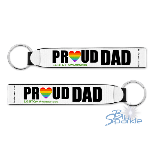 Proud Dad Awareness Wristlet - BluSparkle