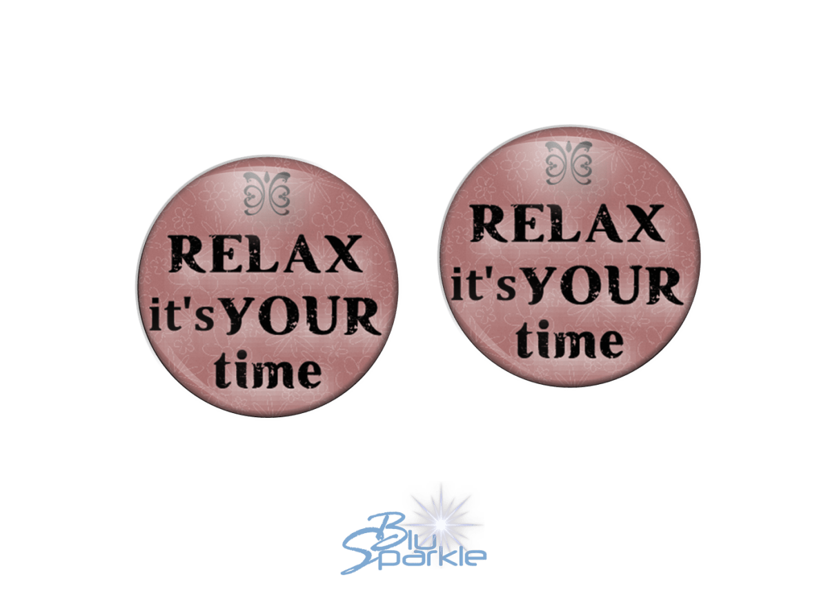 Relax It's Your Time - Earrings - BluSparkle