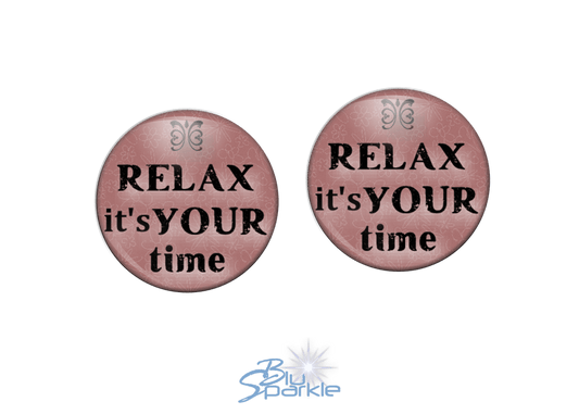 Relax It's Your Time - Earrings - BluSparkle