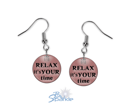 Relax It's Your Time - Earrings - BluSparkle