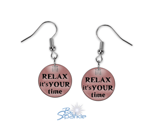 Relax It's Your Time - Earrings - BluSparkle