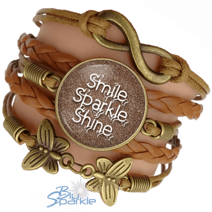 Smile Sparkle Shine - Bracelets - BluSparkle