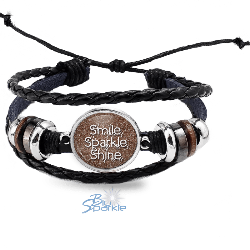 Smile Sparkle Shine - Bracelets - BluSparkle