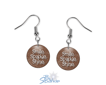 Smile Sparkle Shine - Earrings - BluSparkle
