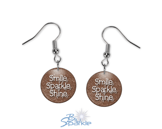 Smile Sparkle Shine - Earrings - BluSparkle