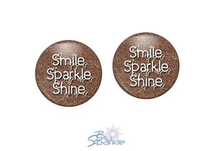 Smile Sparkle Shine - Earrings - BluSparkle