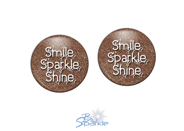 Smile Sparkle Shine - Earrings - BluSparkle