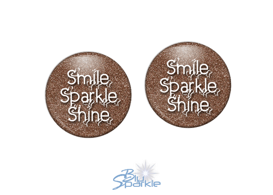 Smile Sparkle Shine - Earrings - BluSparkle