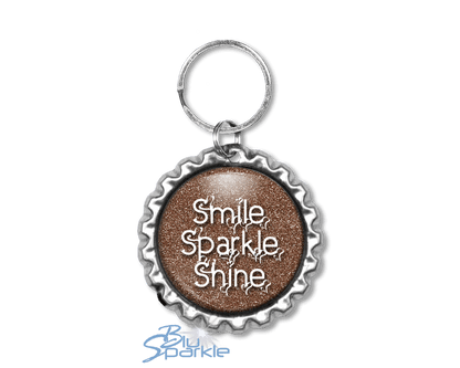 Smile Sparkle Shine - Key Chains - BluSparkle