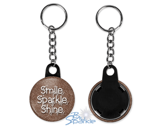 Smile Sparkle Shine - Key Chains - BluSparkle