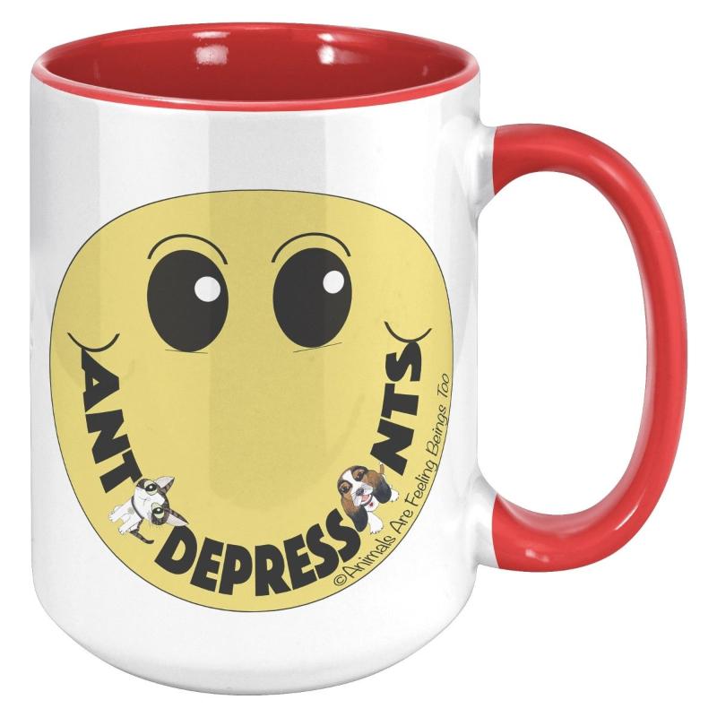 Smiley Face 15oz Accent Mug - BluSparkle