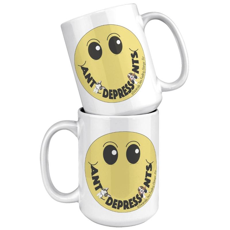 Smiley Face 15oz Accent Mug - BluSparkle