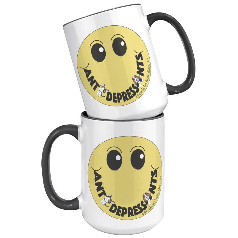 Smiley Face 15oz Accent Mug - BluSparkle