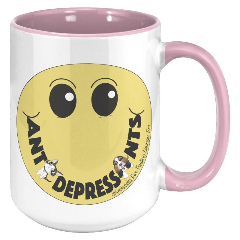 Smiley Face 15oz Accent Mug - BluSparkle