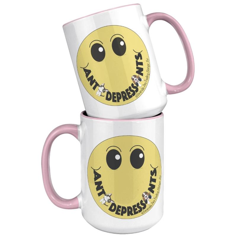 Smiley Face 15oz Accent Mug - BluSparkle