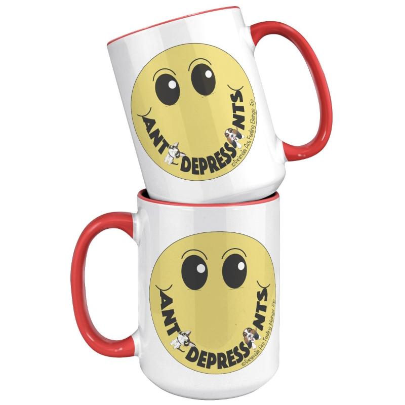 Smiley Face 15oz Accent Mug - BluSparkle