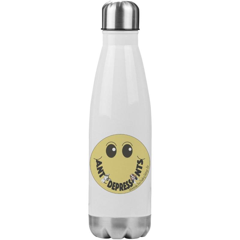 Smiley Face 20oz Insulated Water Bottle - BluSparkle