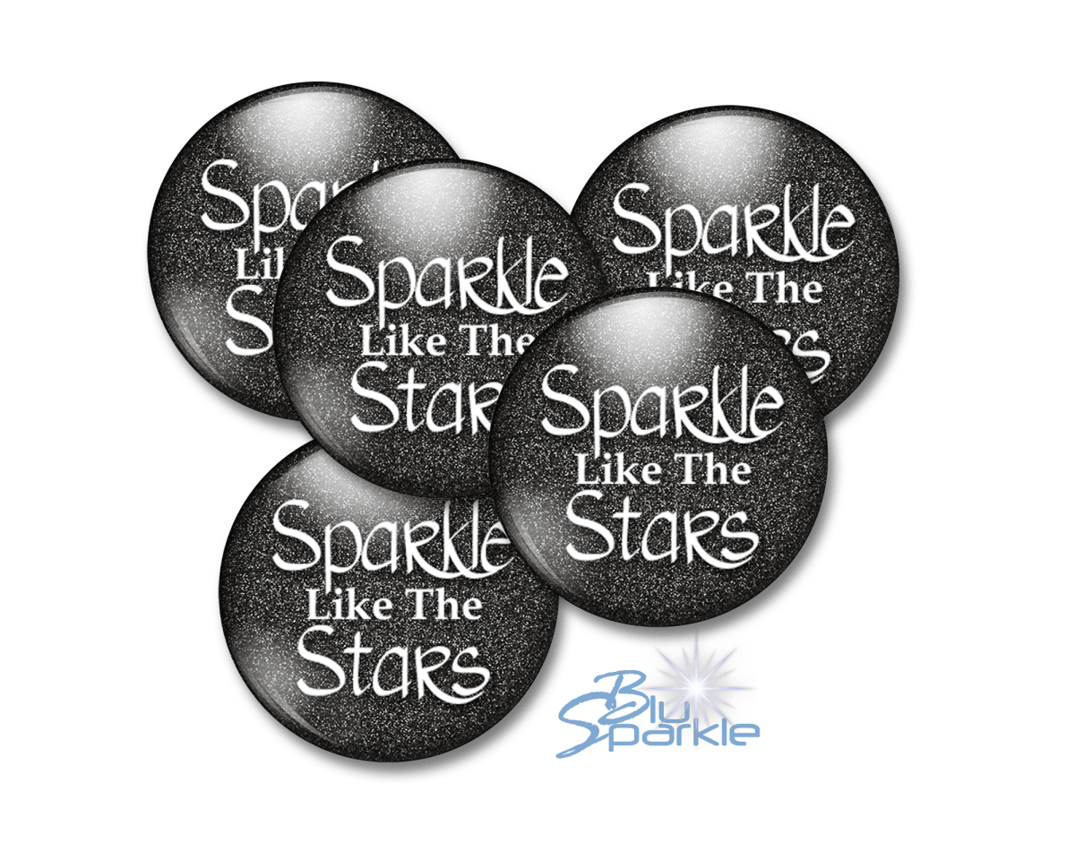 Sparkle Like the Stars - Pinback Buttons - BluSparkle