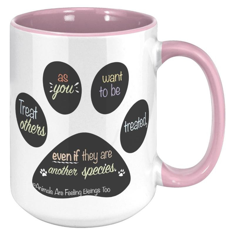 Special Paw Print 15oz Accent Mug - BluSparkle