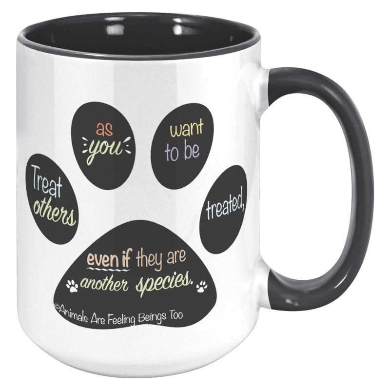 Special Paw Print 15oz Accent Mug - BluSparkle