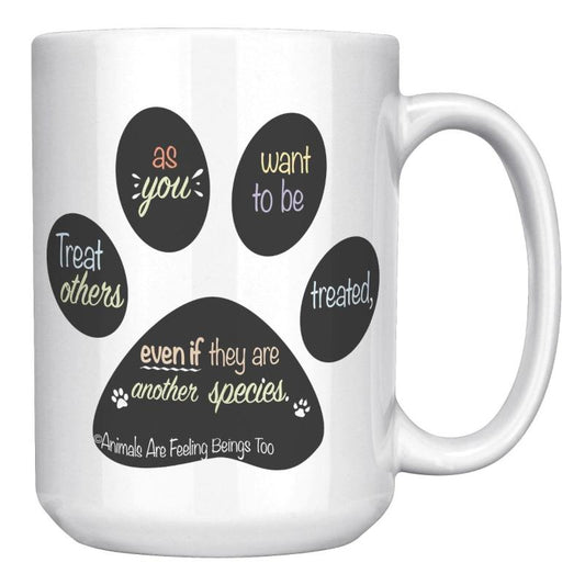 Special Paw Print 15oz Accent Mug - BluSparkle