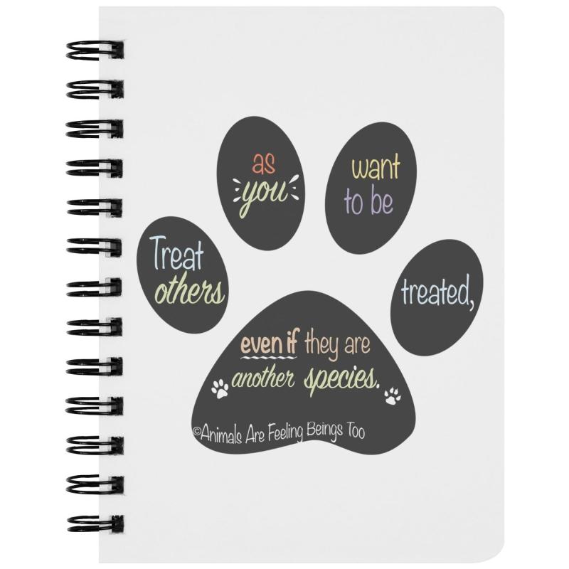 Special Paw Print Spiralbound Notebook - BluSparkle