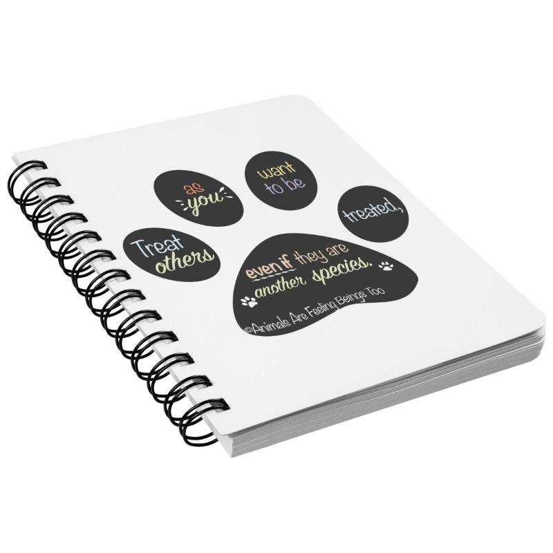 Special Paw Print Spiralbound Notebook - BluSparkle