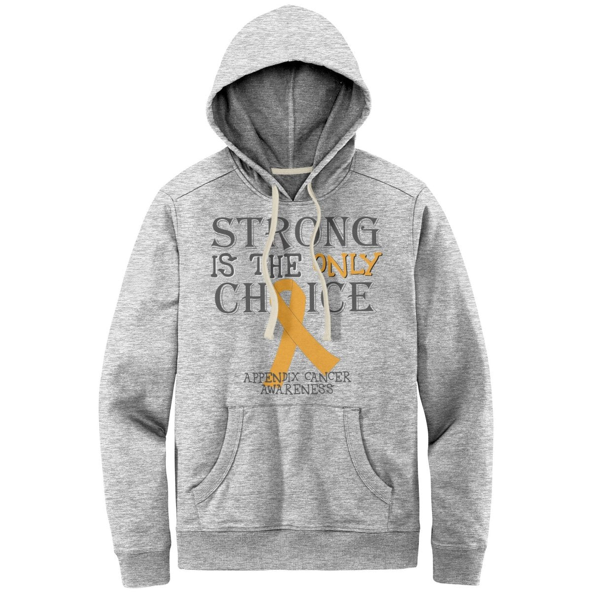 Strong is the Only Choice - Appendix Cancer Awareness T-Shirt, Hoodie, Tank - BluSparkle