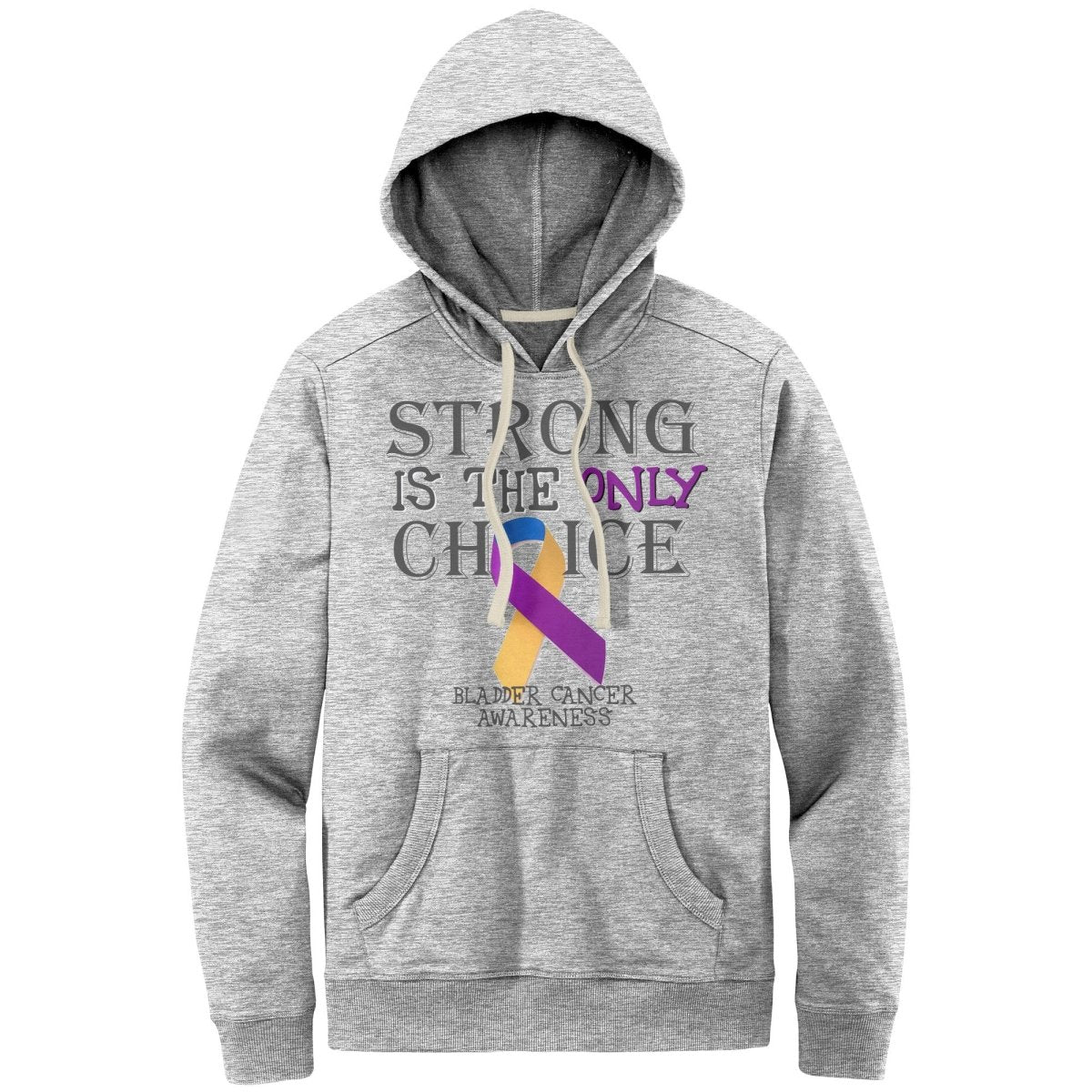 Strong is the Only Choice - Bladder Cancer Awareness T-Shirt, Hoodie, Tank |x| - BluSparkle