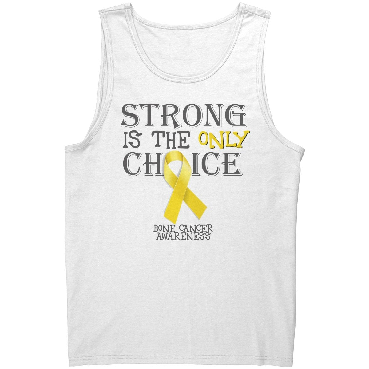 Strong is the Only Choice - Bone Cancer Awareness T-Shirt, Hoodie, Tank - BluSparkle