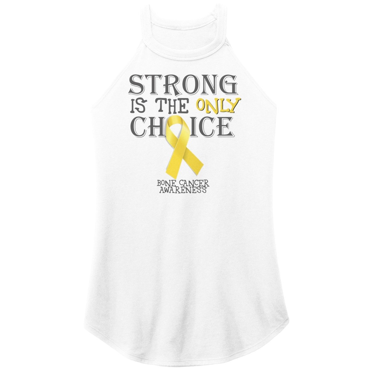 Strong is the Only Choice - Bone Cancer Awareness T-Shirt, Hoodie, Tank - BluSparkle