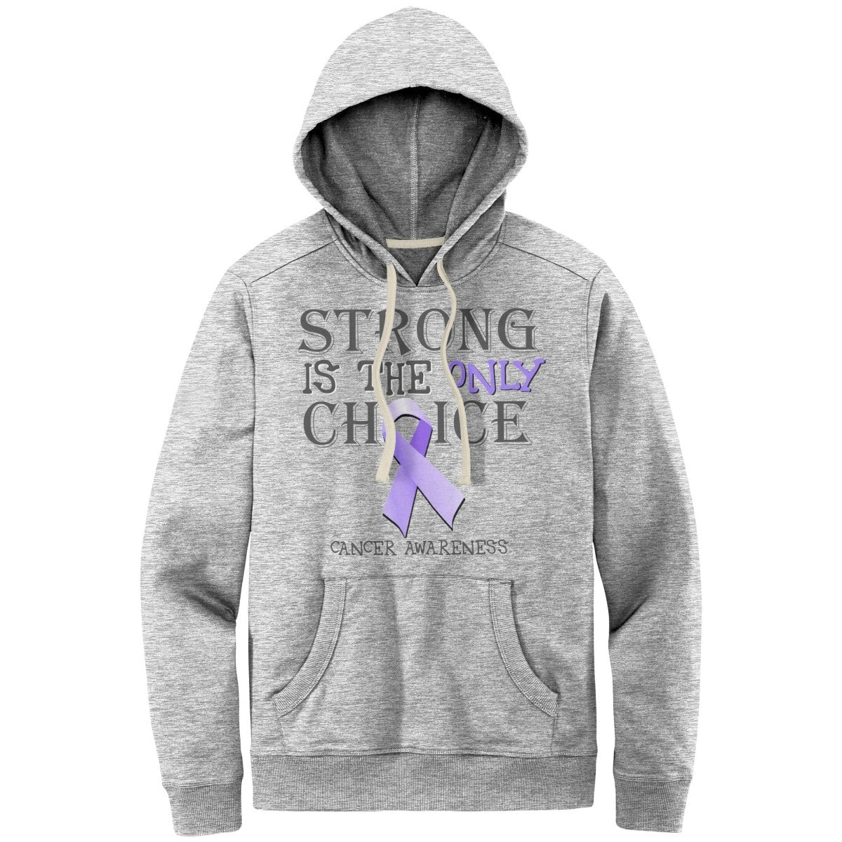 Strong is the Only Choice - Cancer Awareness T-Shirt, Hoodie, Tank - BluSparkle