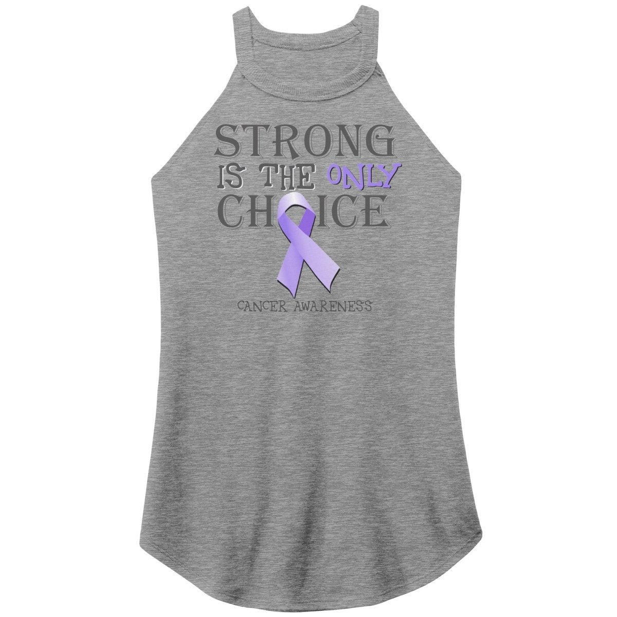 Strong is the Only Choice - Cancer Awareness T-Shirt, Hoodie, Tank - BluSparkle