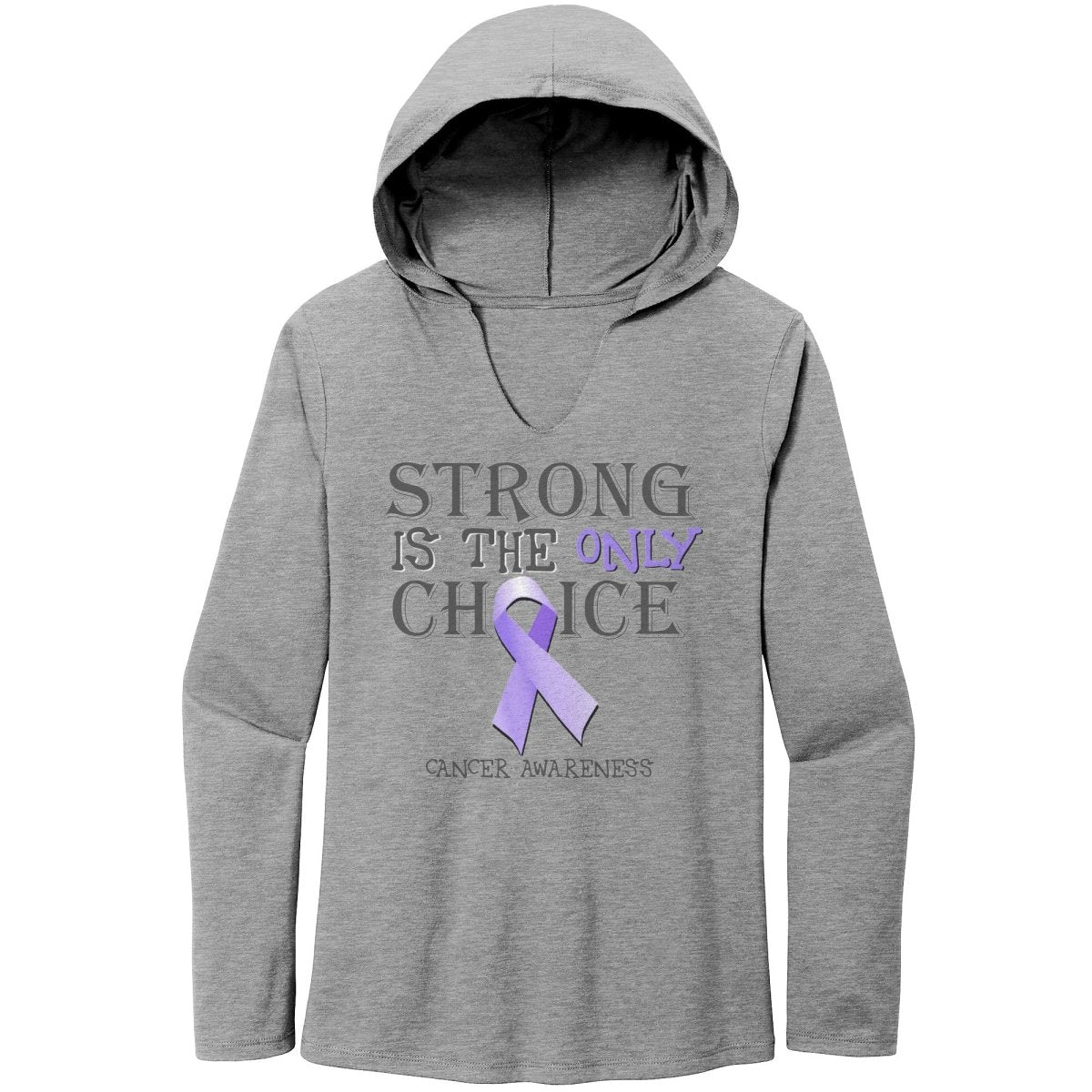 Strong is the Only Choice - Cancer Awareness T-Shirt, Hoodie, Tank |x| - BluSparkle