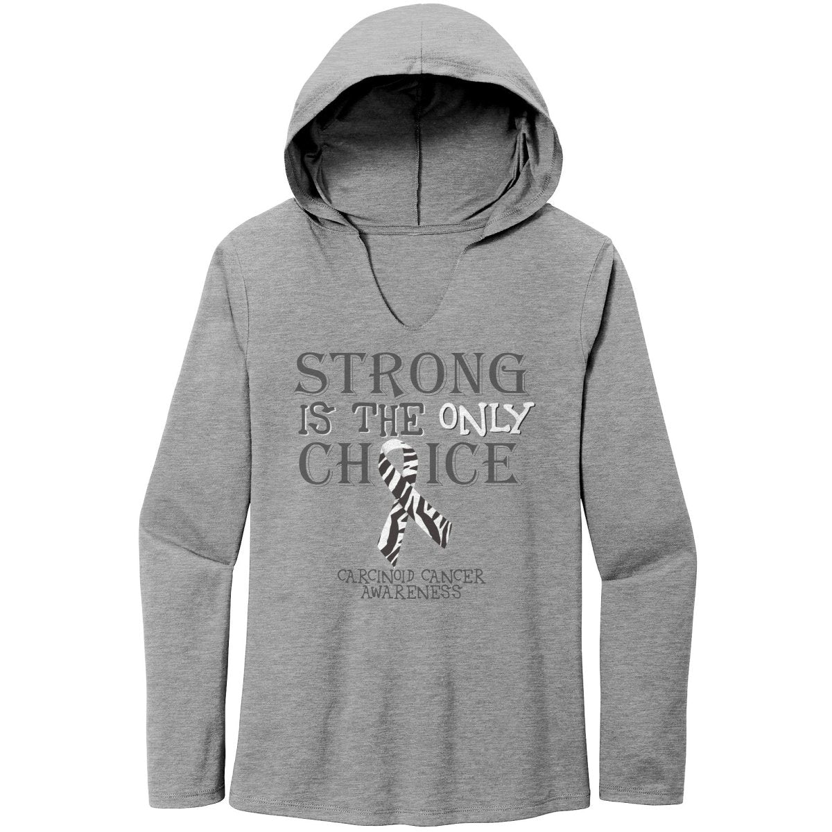 Strong is the Only Choice - Carcinoid Cancer Awareness T-Shirt, Hoodie, Tank |x| - BluSparkle