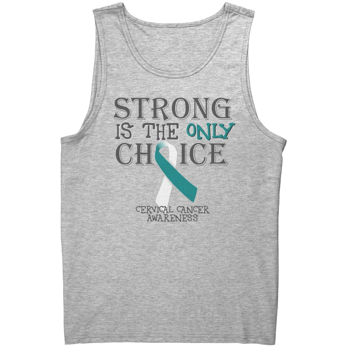 Strong is the Only Choice - Cervical Cancer Awareness T-Shirt, Hoodie, Tank |x| - BluSparkle